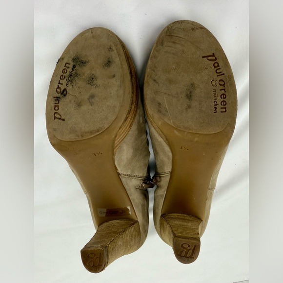 Paul Green Munich Ankle Shootie Sandal Boot, Peep Toe Side Zip, Size 6, UK 3.5 - Picture 8 of 9